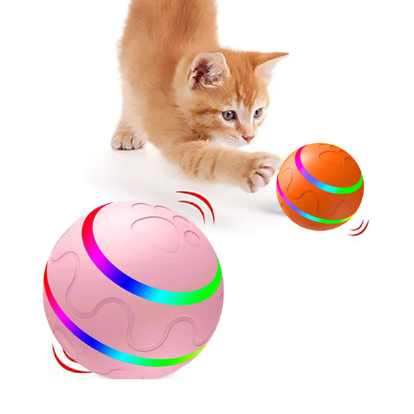 Pet New Cat Wicked Ball Toy Intelligent Ball USB Cat Toys Self Rotating Ball Automatic Rotation Ball