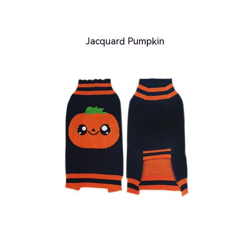 Halloween Dog Sweaters Pet Costume Teddy Warm Leisure Sweater Cosplay Clothes For Dogs Pets Outfits